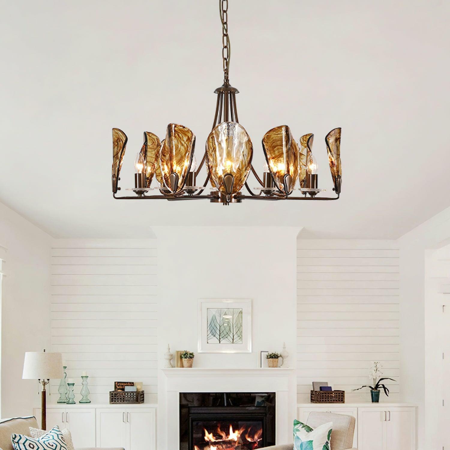 Amber_Shell_Chandelier_9