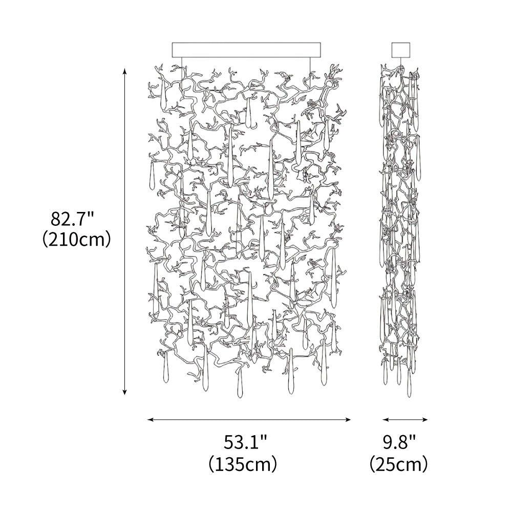 Aqua-Window-Chandelier