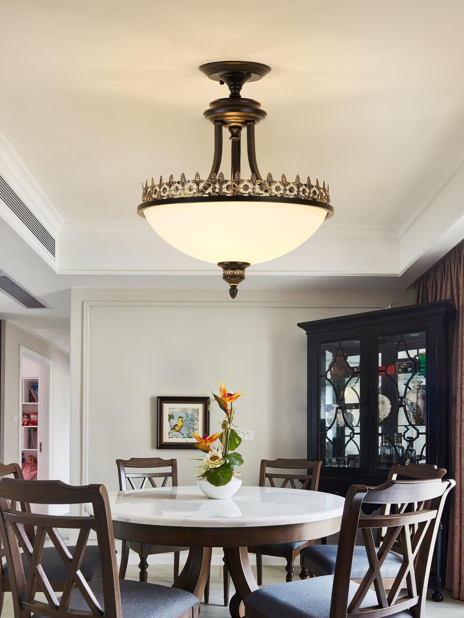 Black_Vintage_Bowl_Frosted_Glass_Ceiling_Light_4