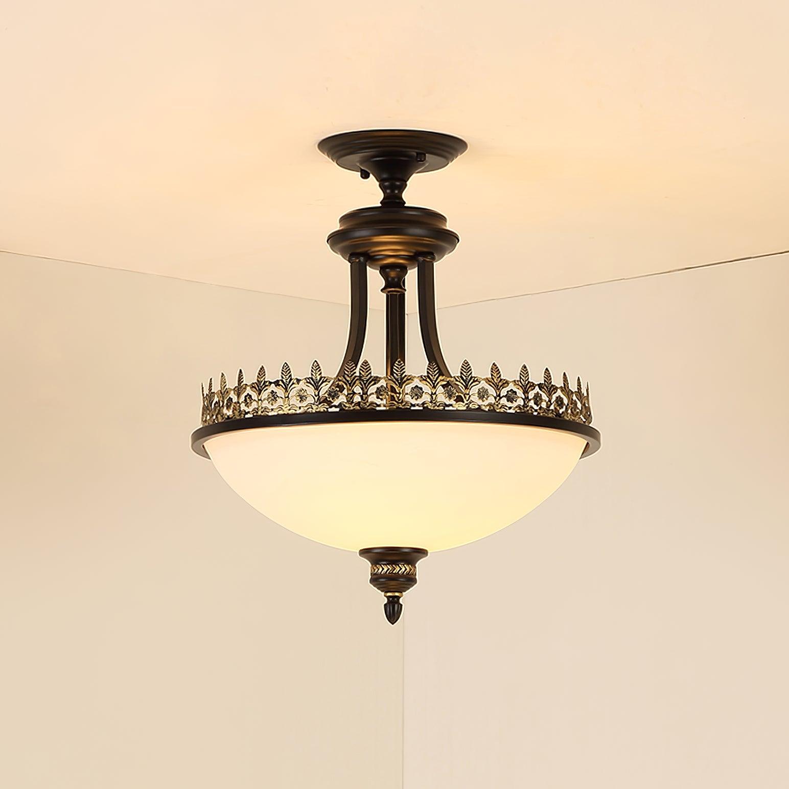 Black_Vintage_Bowl_Frosted_Glass_Ceiling_Light_6