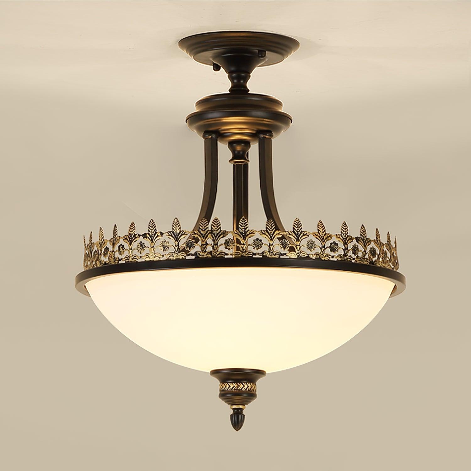 Black_Vintage_Bowl_Frosted_Glass_Ceiling_Light_7