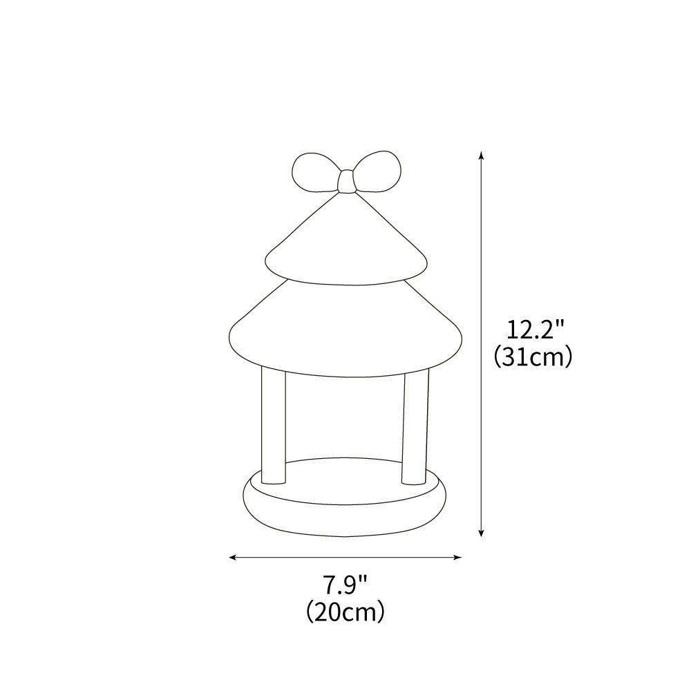 Bow-Tie-Cone-Table-Lamp