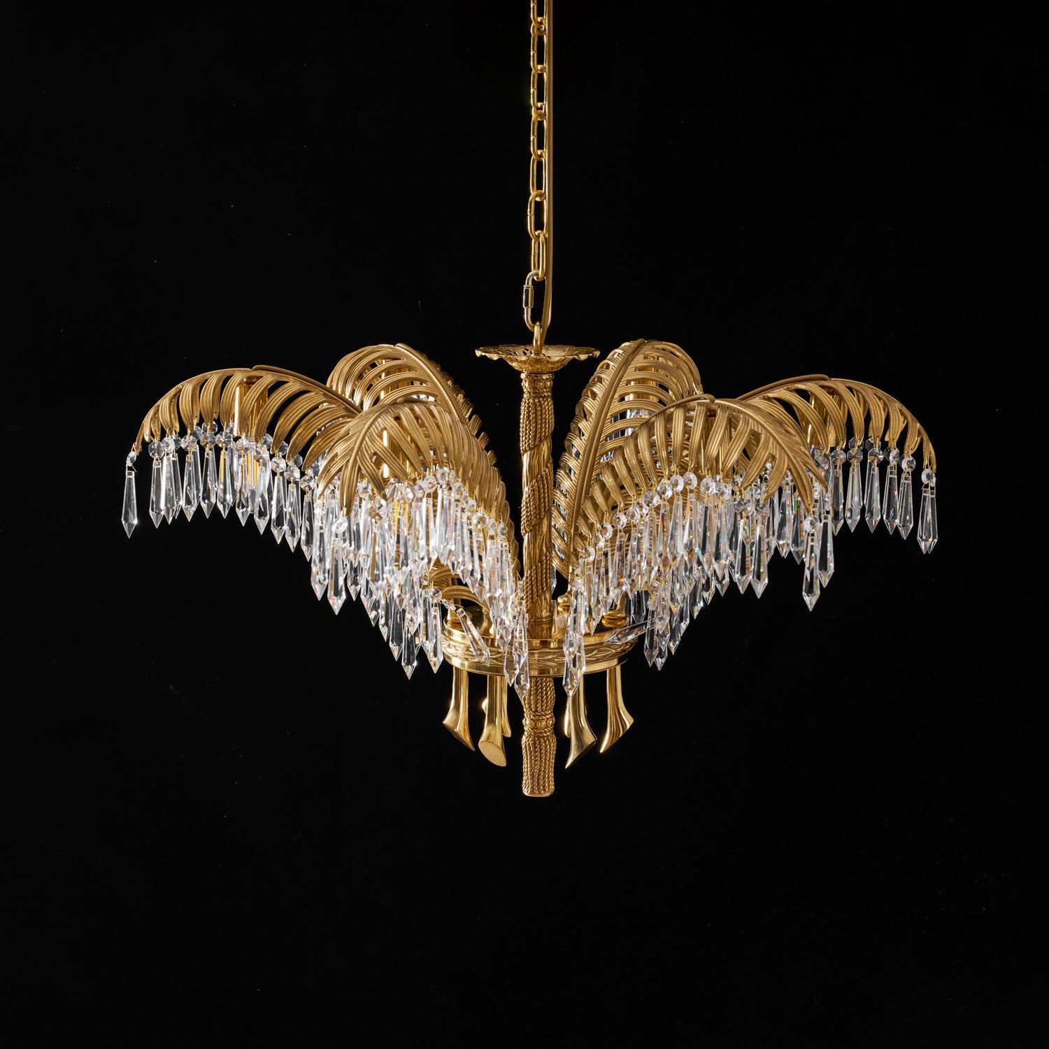 Brass_-Palm_-Leaf_-Crystal_-Chandelier-_12