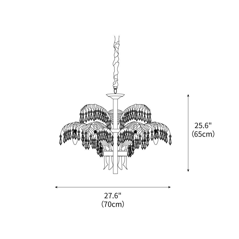 Brass_Palm_Leaf_Crystal_Chandelier_22