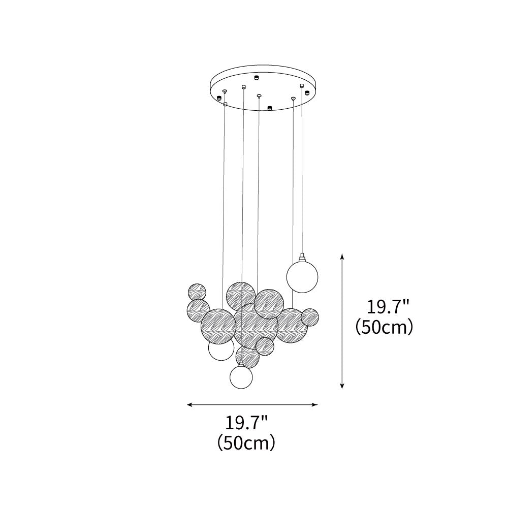 Bubble-Ball-Chandelier