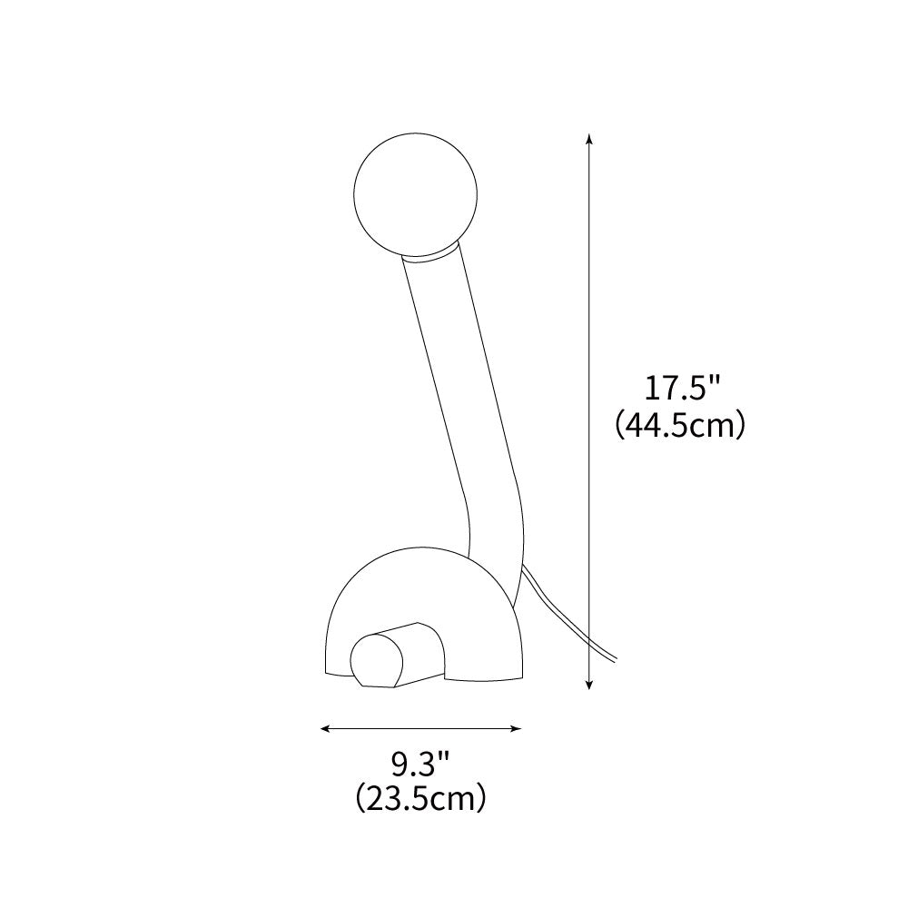 Curled-Table-Lamp