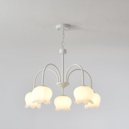 Curved Arm Bell Chandelier