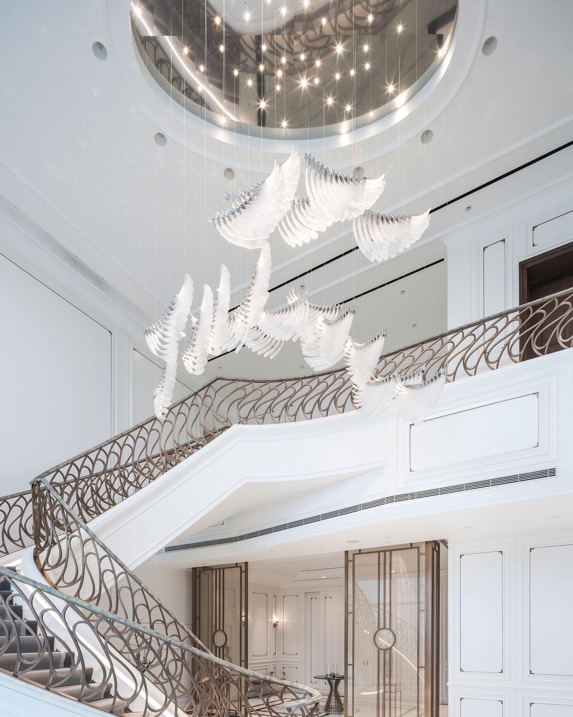DIY_Bir_Feather_Wings_Chandelier_10
