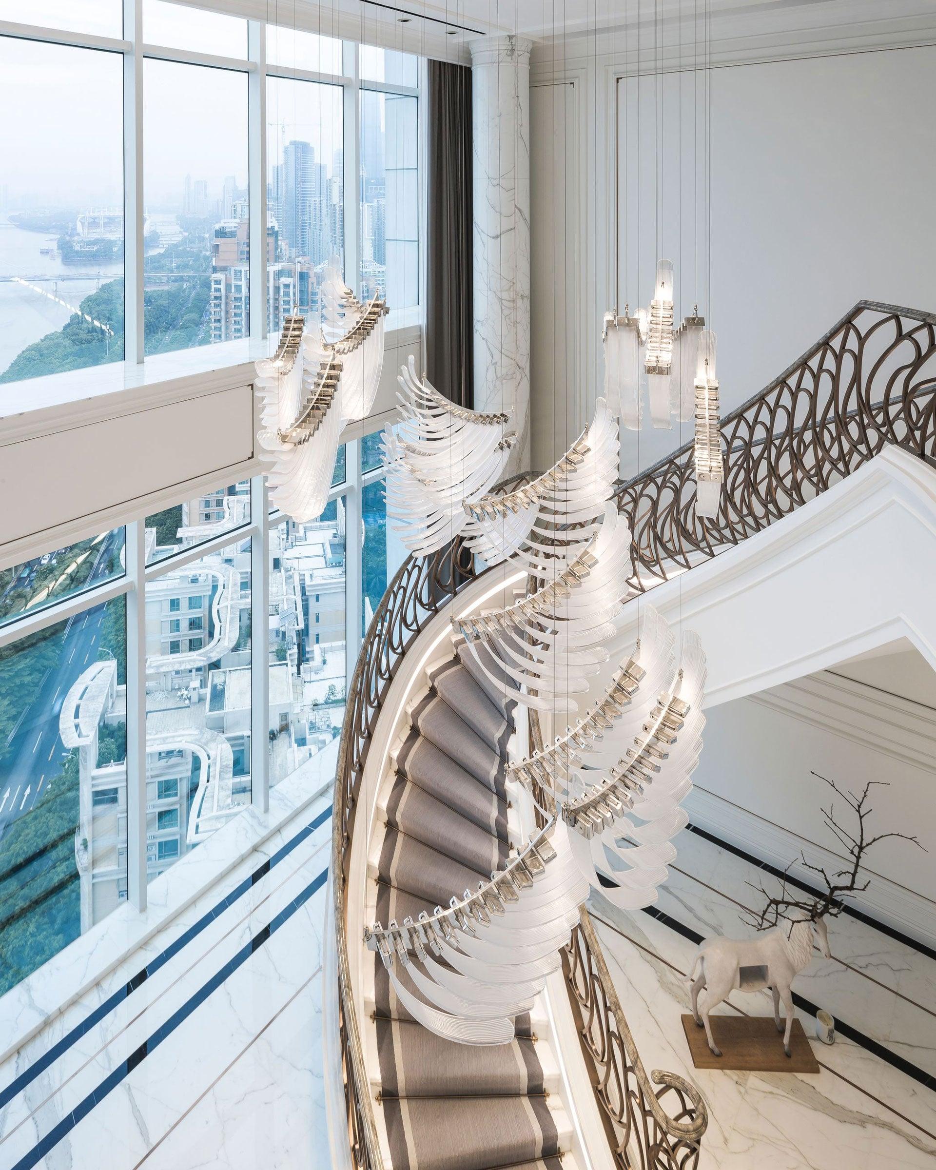 DIY_Bir_Feather_Wings_Chandelier_11
