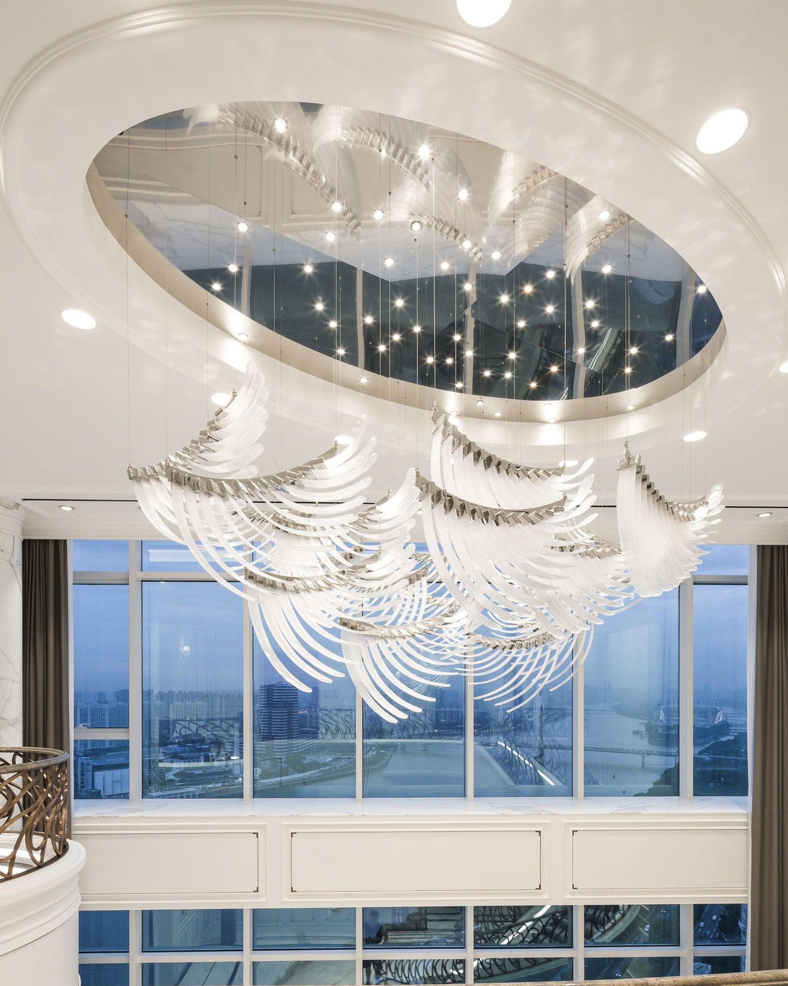DIY_Bir_Feather_Wings_Chandelier_13