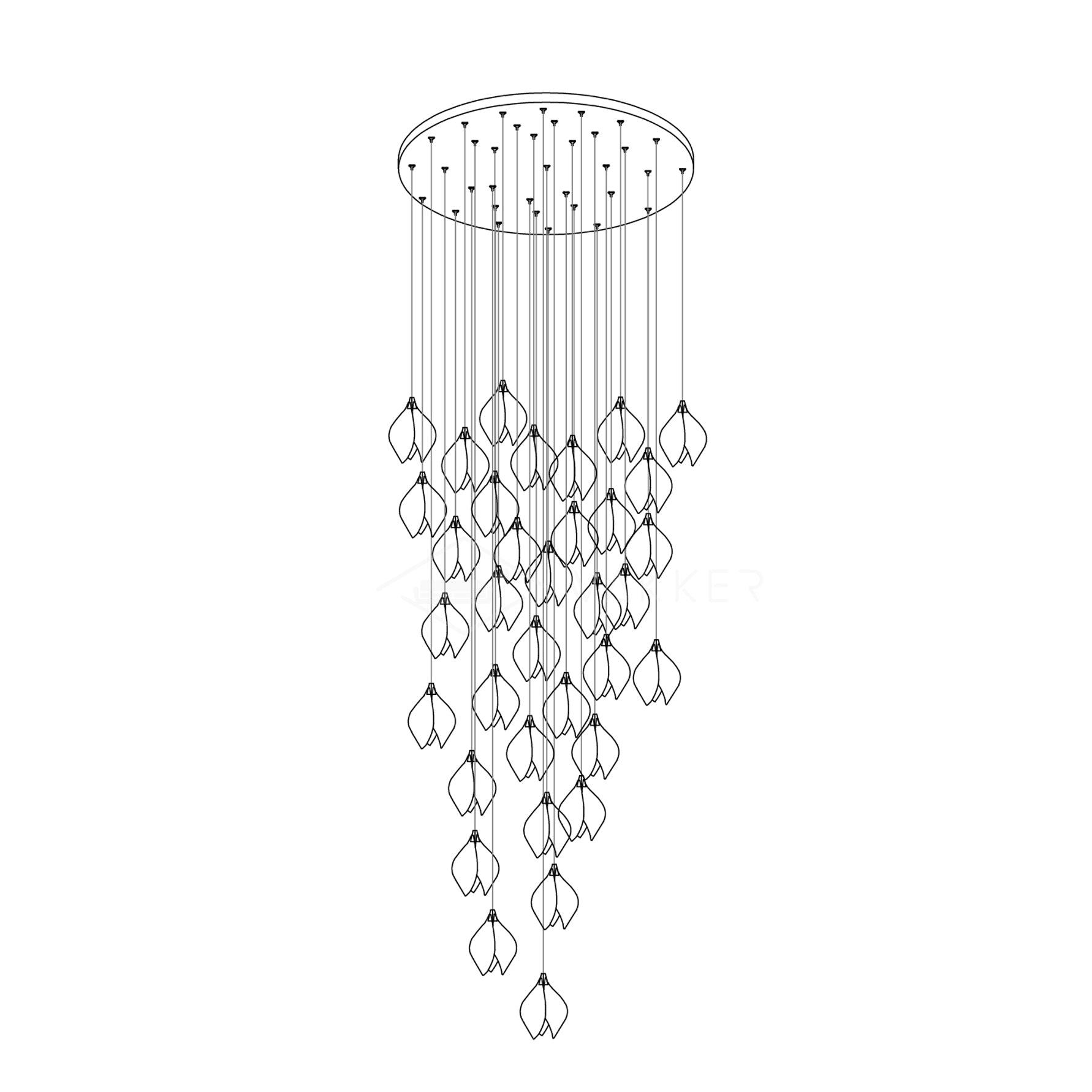 DIY_Ceramic_Flower_Pendant_Light_40