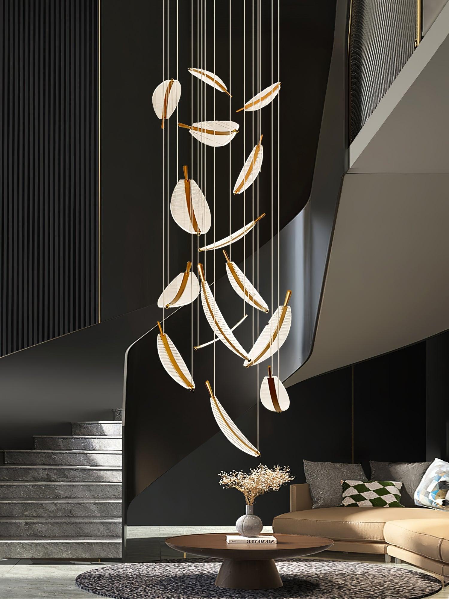 DIY_Leaf_LED_Chandelier_11