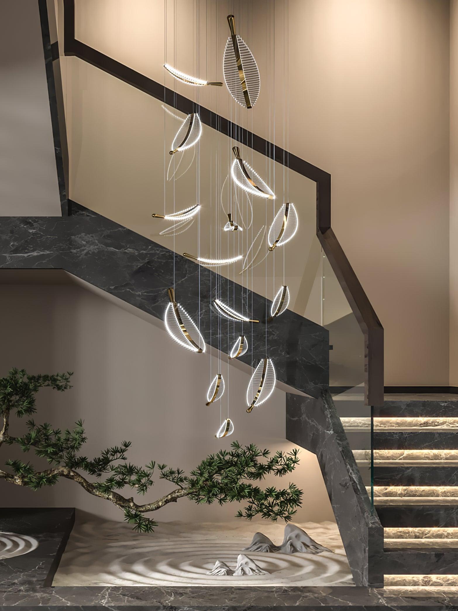 DIY_Leaf_LED_Chandelier_27