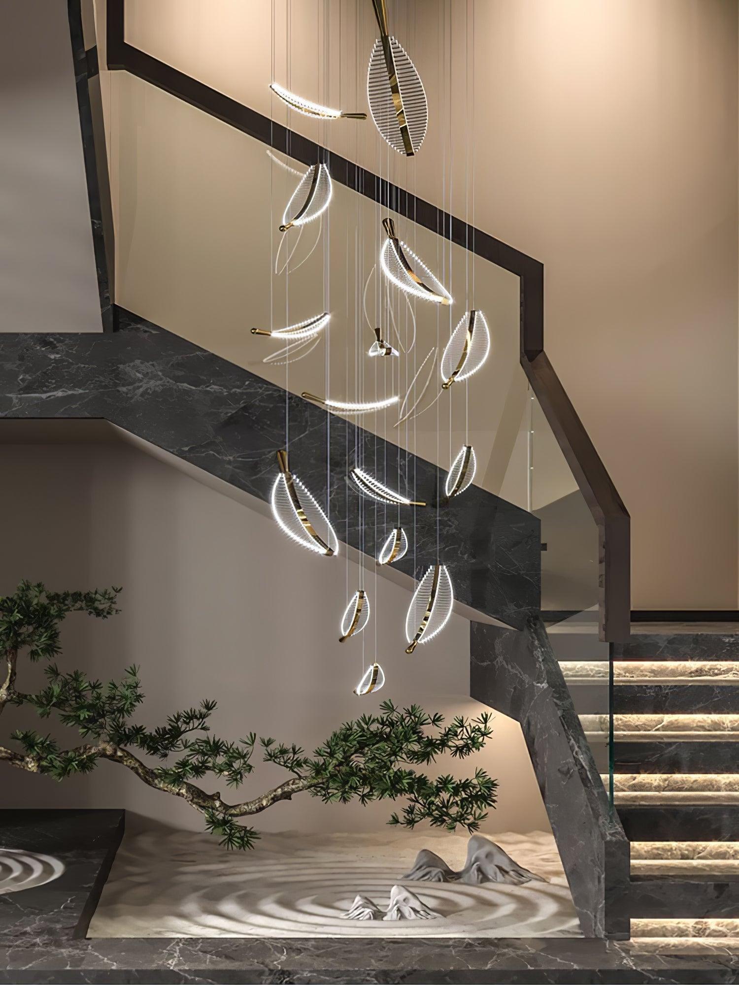 DIY_Leaf_LED_Chandelier_7