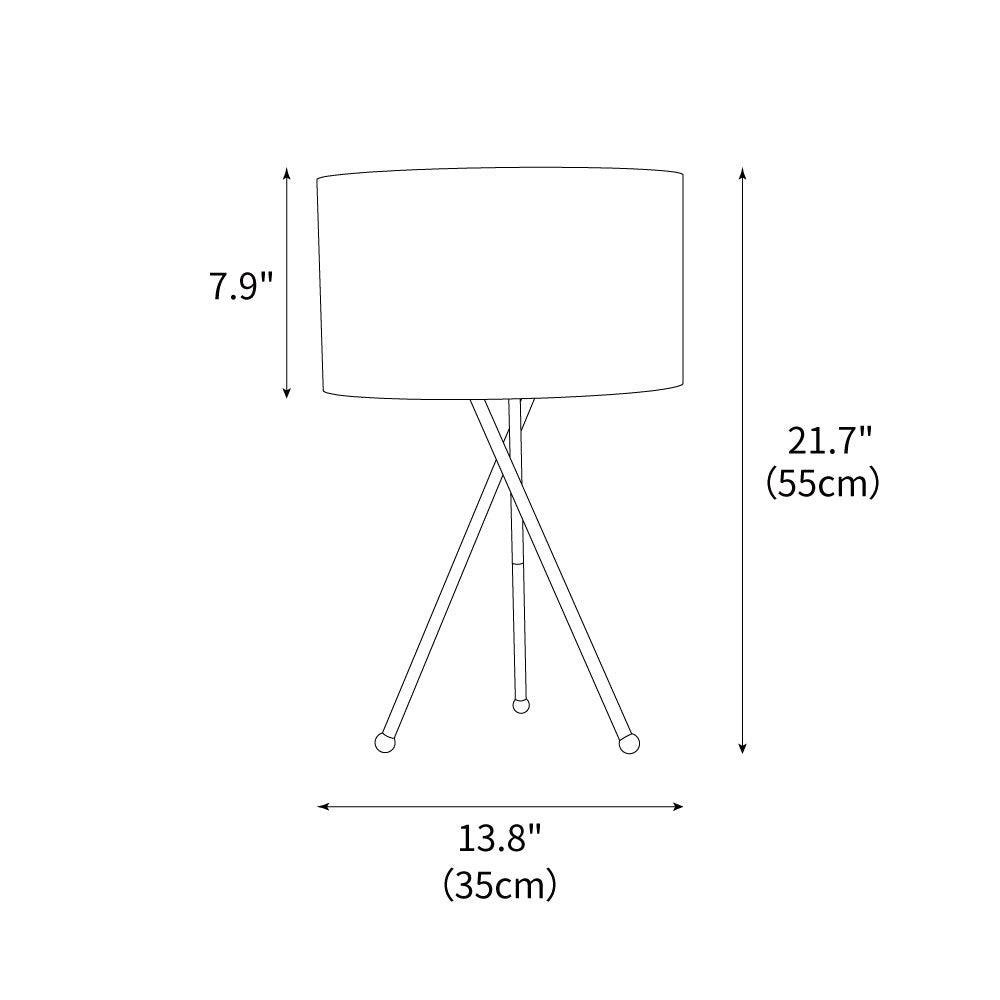 Drum-Shaped-Table-Lamp