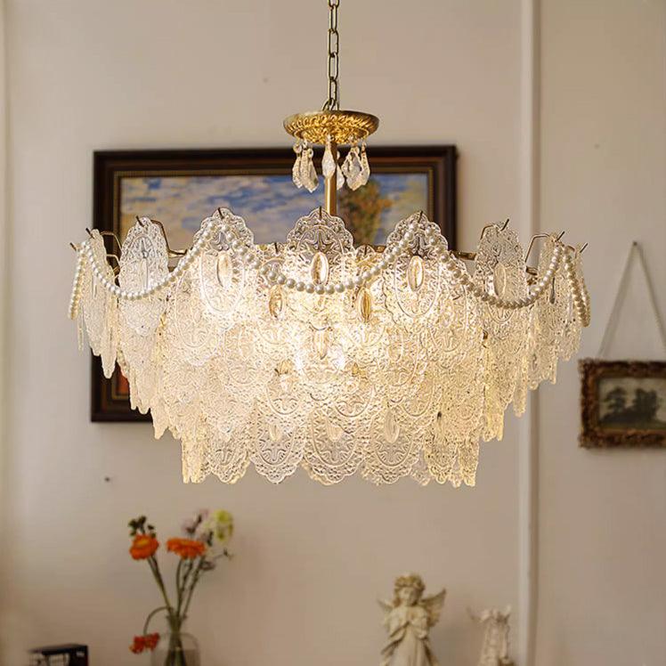 Embossed_Pearls_Crestal_Chandelier_8