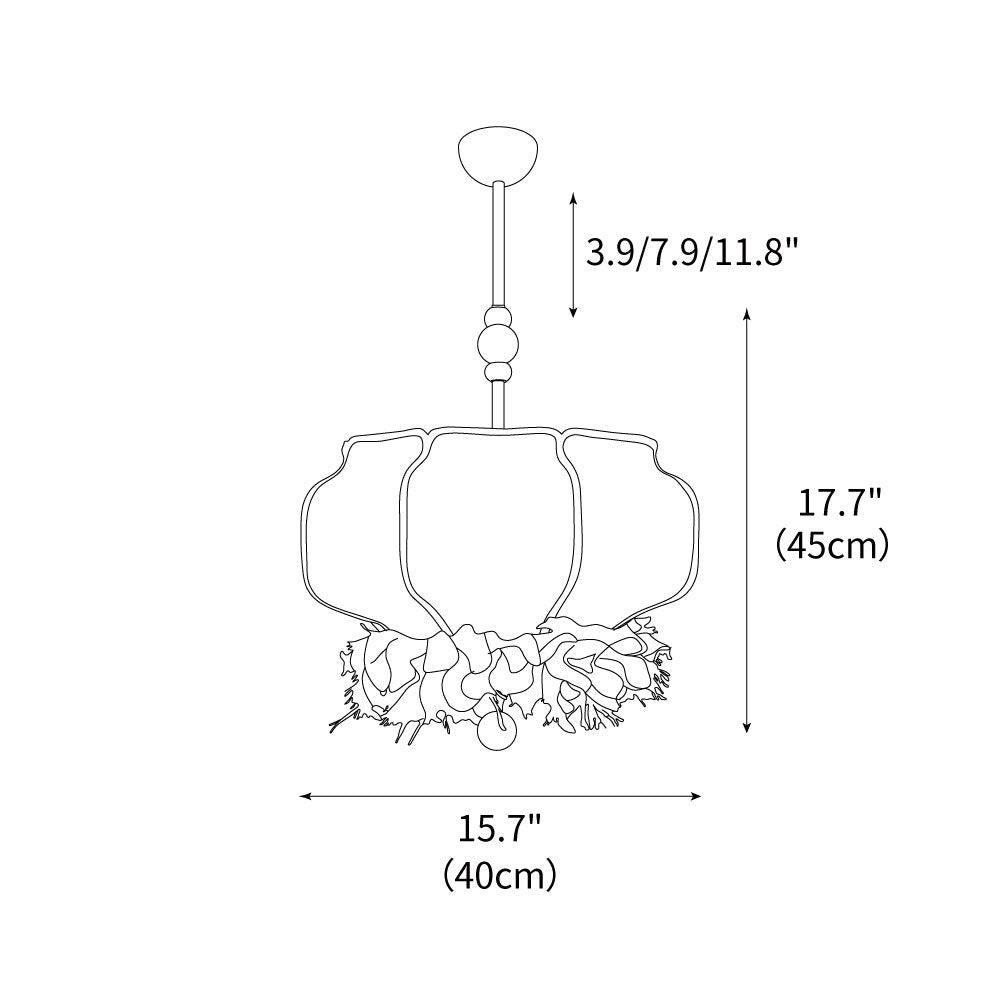 Feathered-Lantern-Pendant-Light
