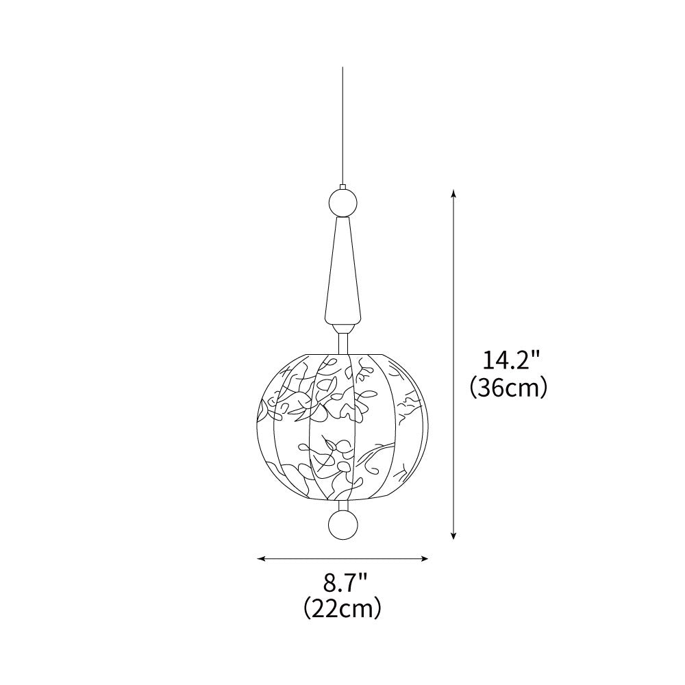Flower-Ball-Pendant-Light