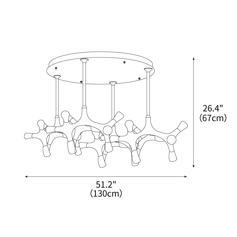 Flower-Bone-Chandelier-5