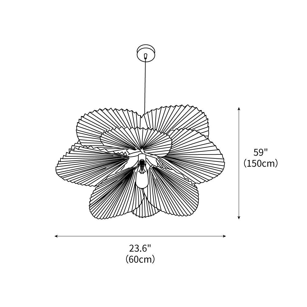Folded_Leaf_Lotus_Chandelier