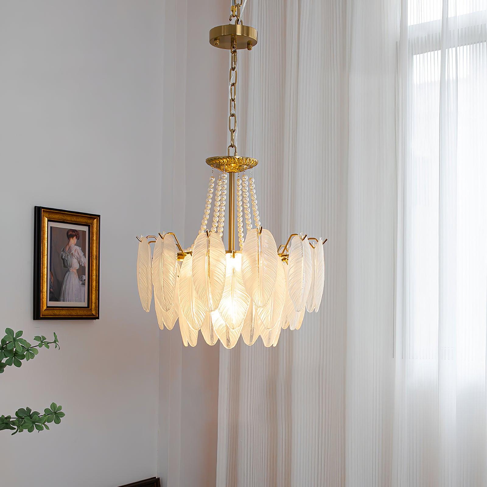 Glass_Feather_Pearl_Chandelier_3