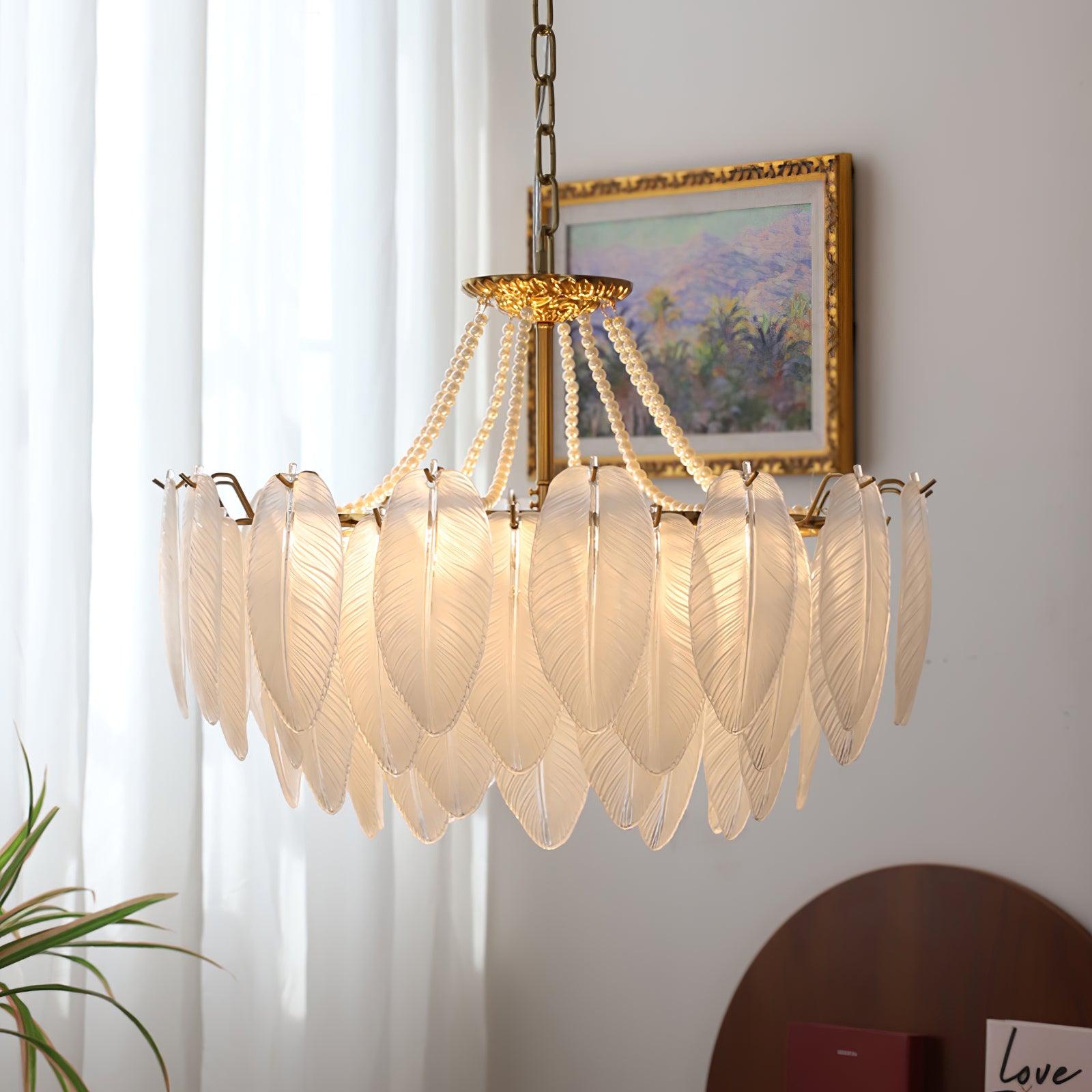 Glass_Feather_Pearl_Chandelier_7