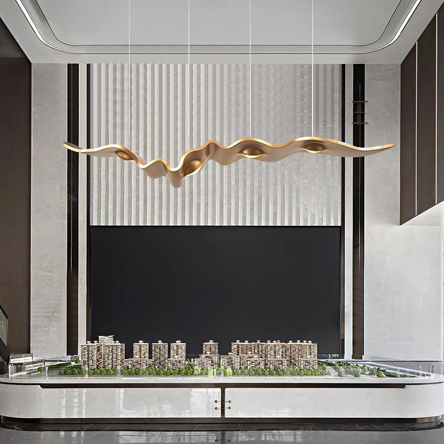 Gold_Ribbon_Chandelier._2