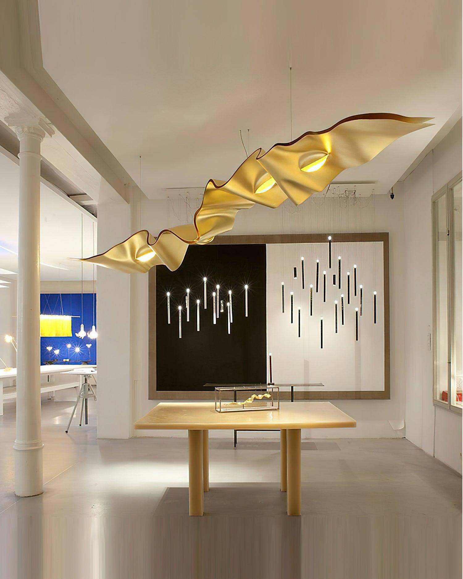 Gold_Ribbon_Chandelier_2