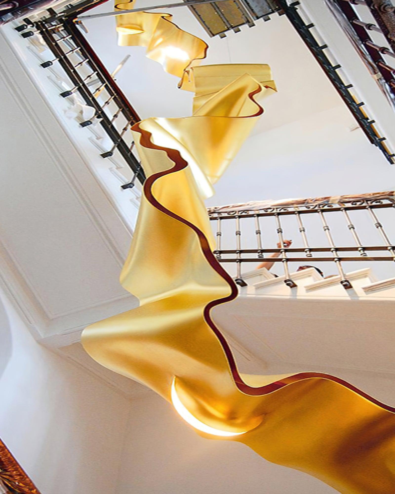 Gold_Ribbon_Chandelier_5