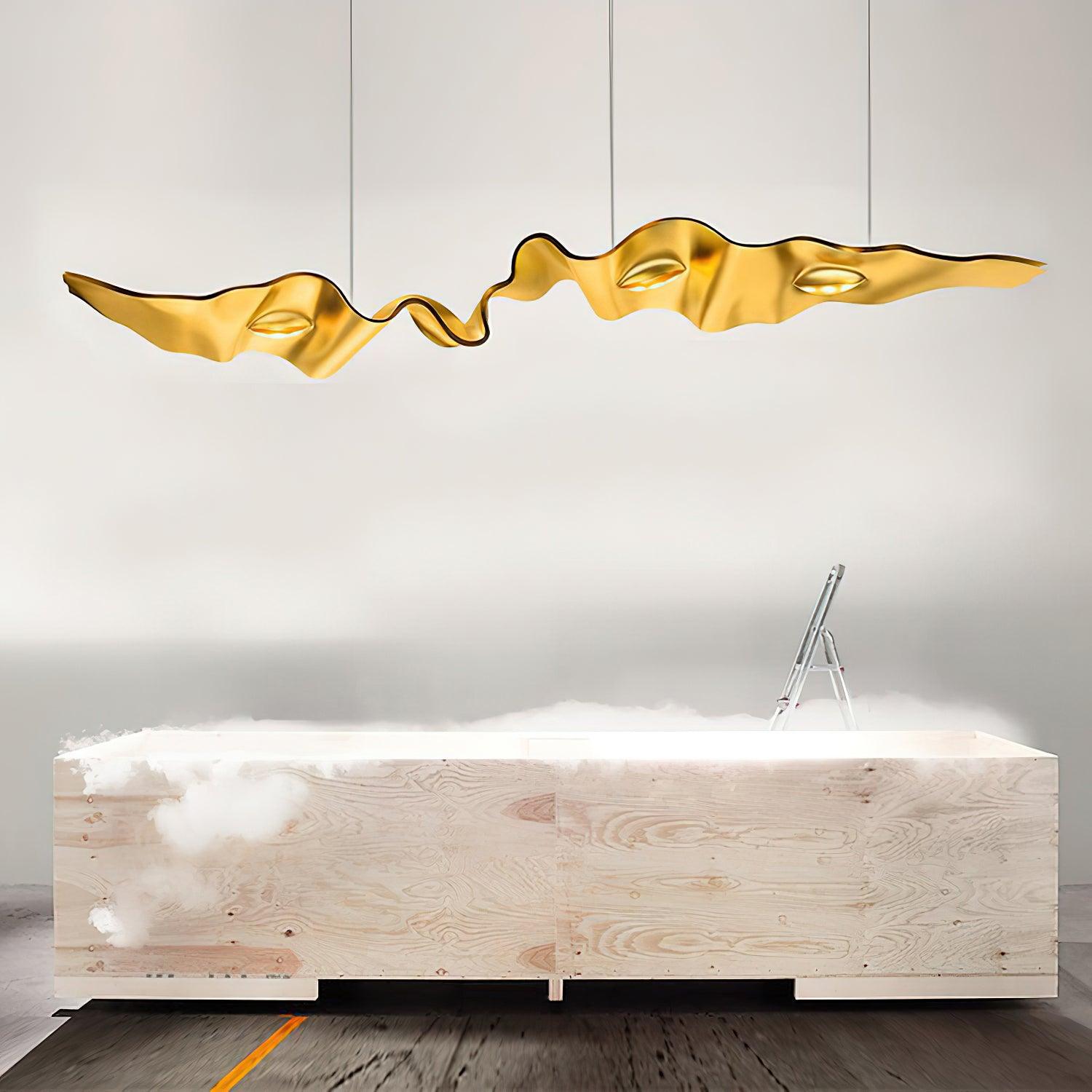 Gold_Ribbon_Chandelier_6