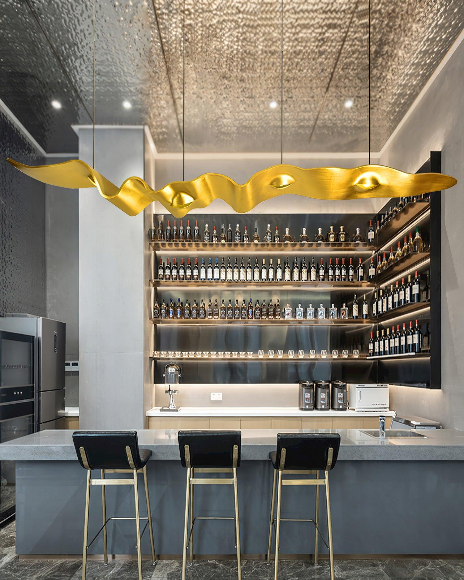 Gold_Ribbon_Chandelier_8