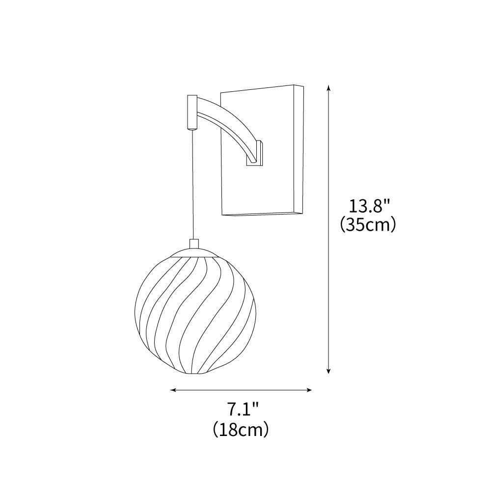 Golden-Globe-Wall-Light