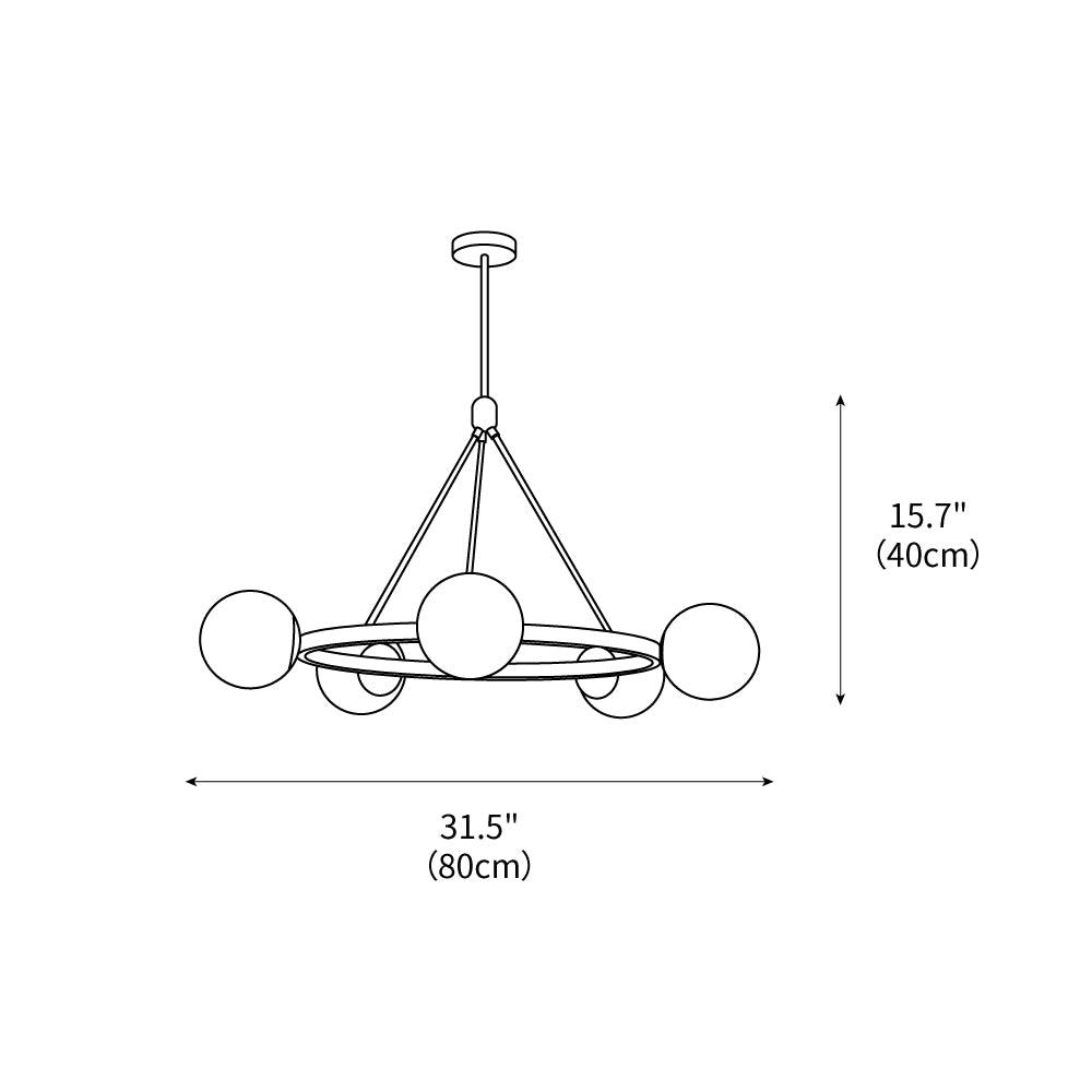 Hayes-Round-Chandelier
