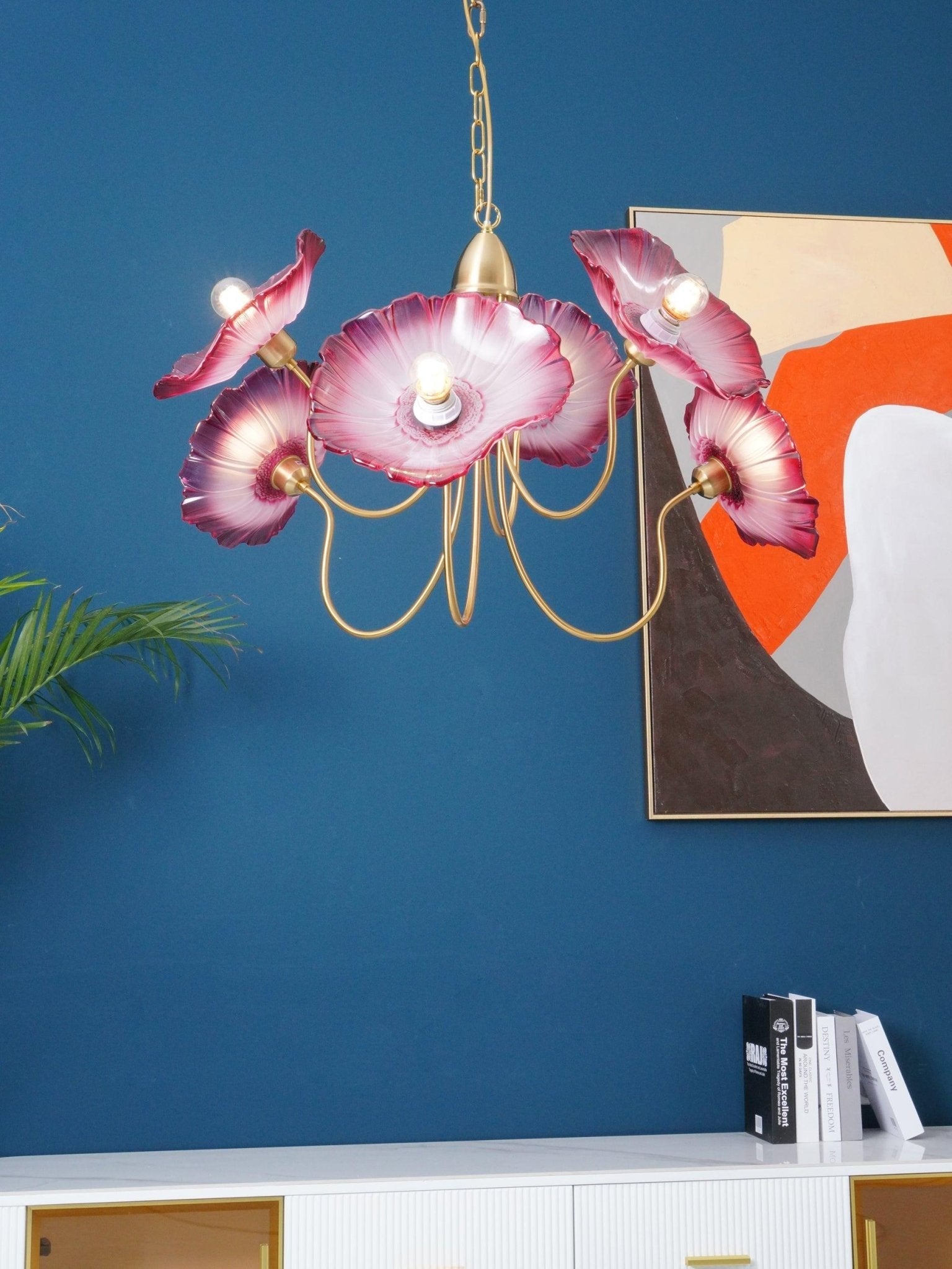 Lotus_Leaf_Glass_Chandelier._17
