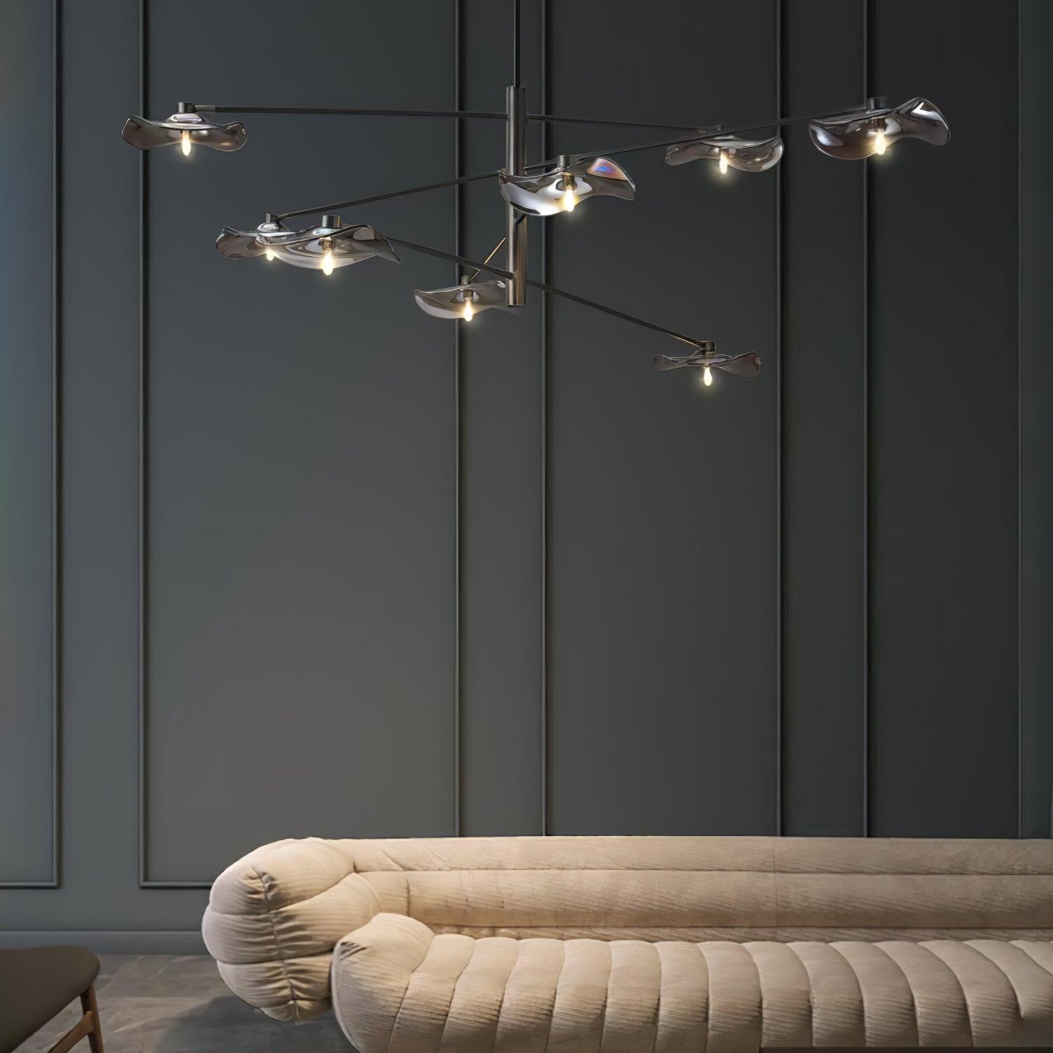 Lotus_Leaves_Glass_Chandelier_5