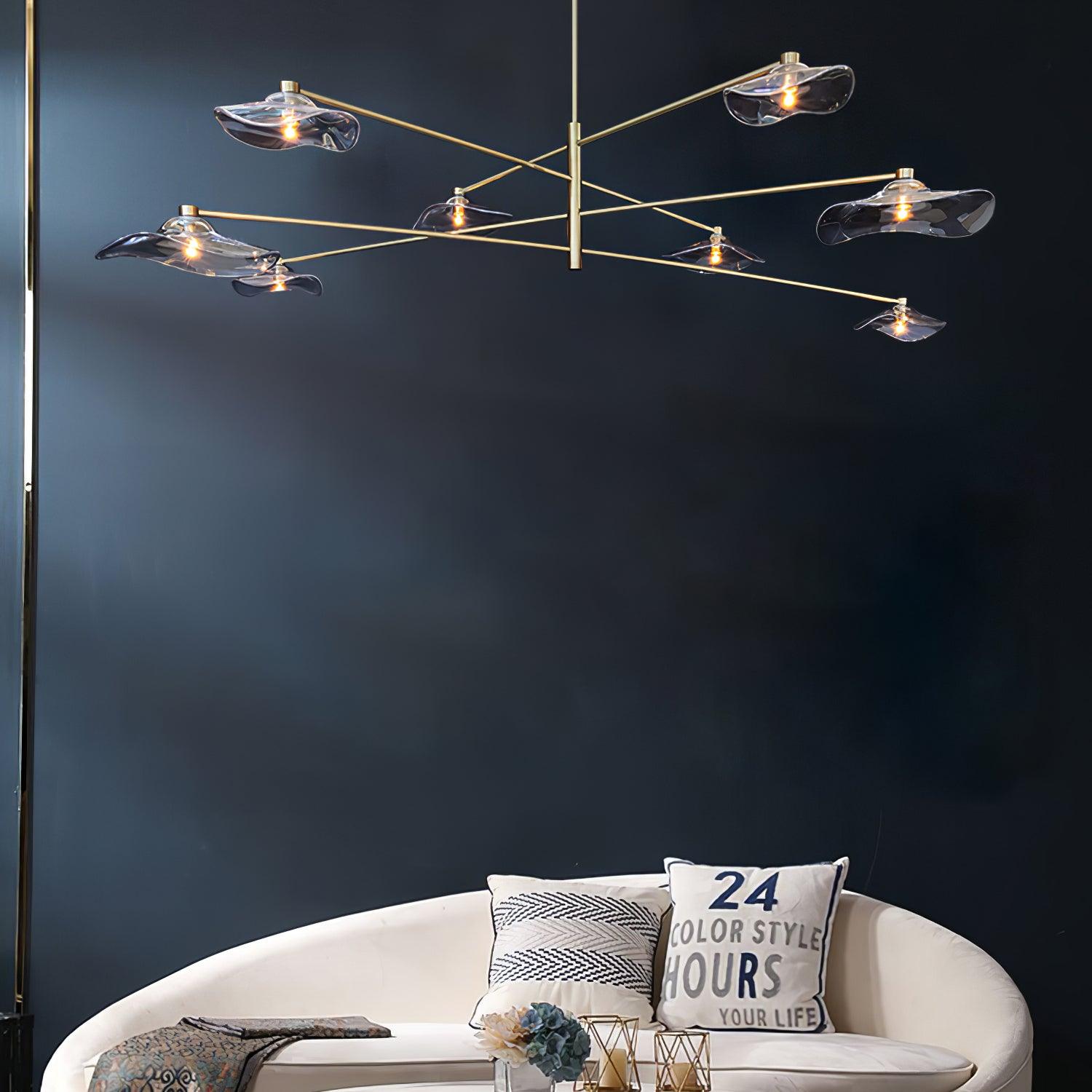 Lotus_Leaves_Glass_Chandelier_7