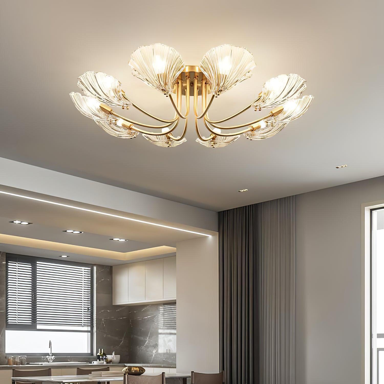 Luxury_Shell_Brass_Ceiling_Lamp_10