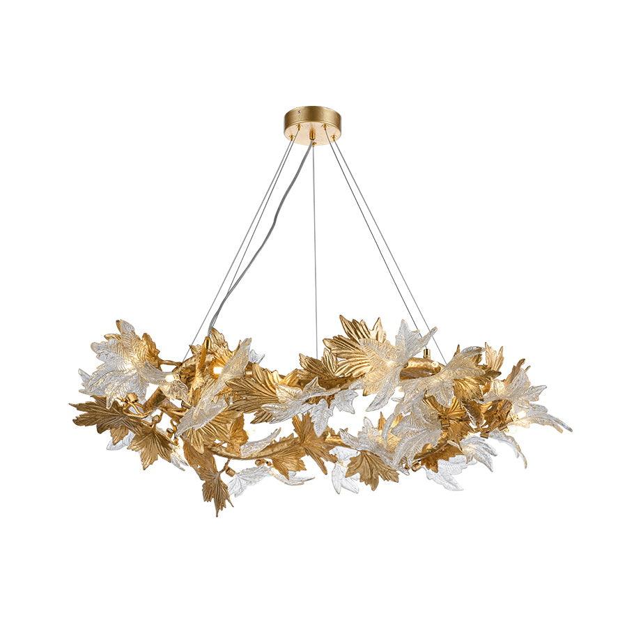 Maple_Leaf_Brass_Chandelier_1