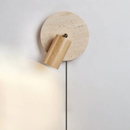 Miadi Plug In Wall Lamp 7.1"
