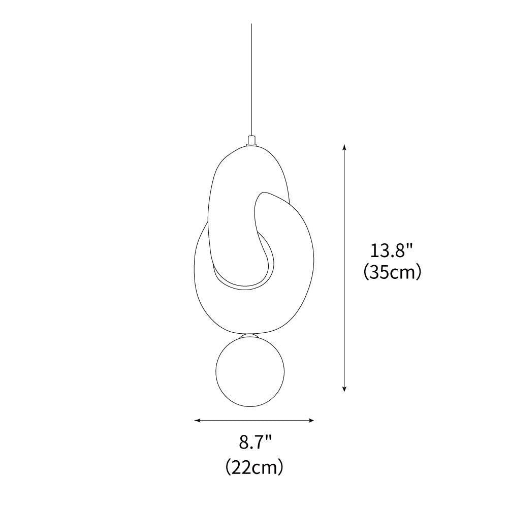 Milk-White-Blend-Pendant-Light