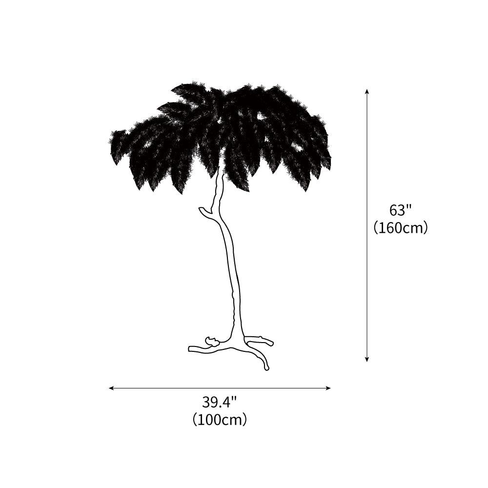 Ostrich-Feather-Floor-Light