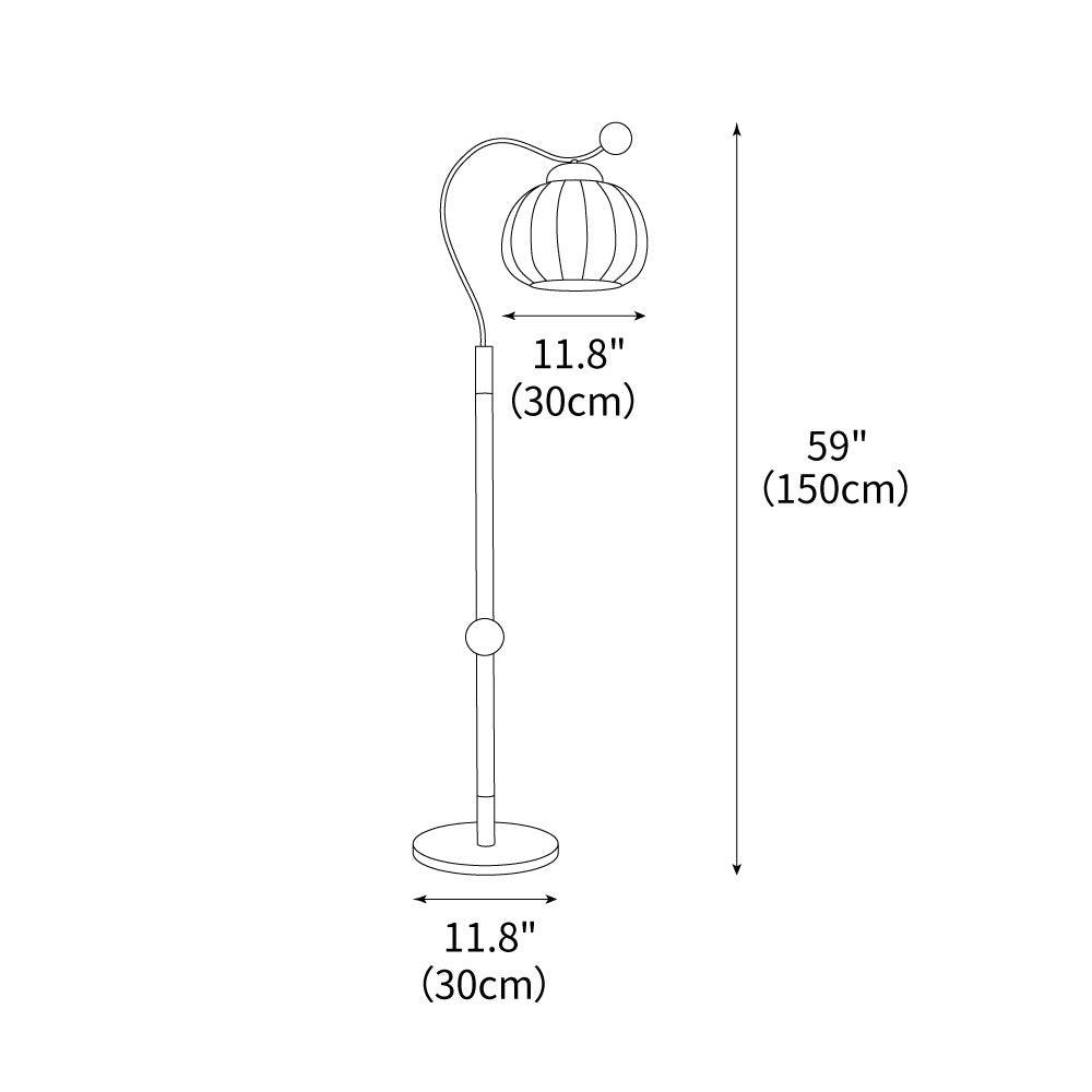 Silk-Globe-Floor-Lamp