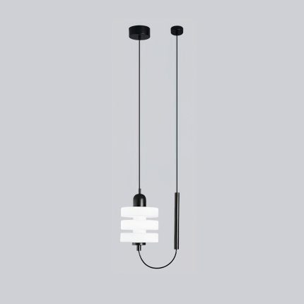 Small Nordic Glass Pendant Lamp 11.8"