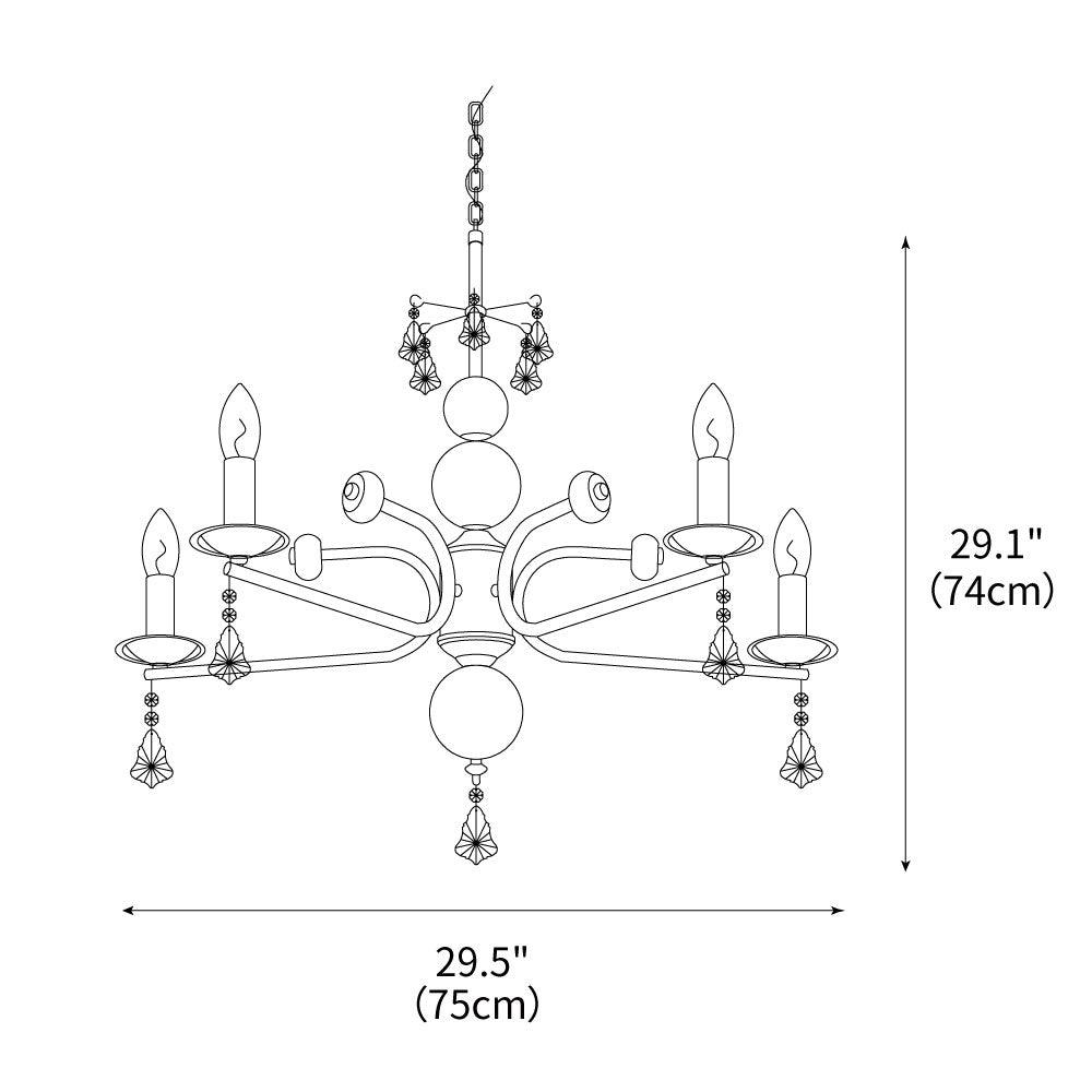 Sunburst-Chandelier