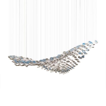 DIY Flying Wave Chandelier