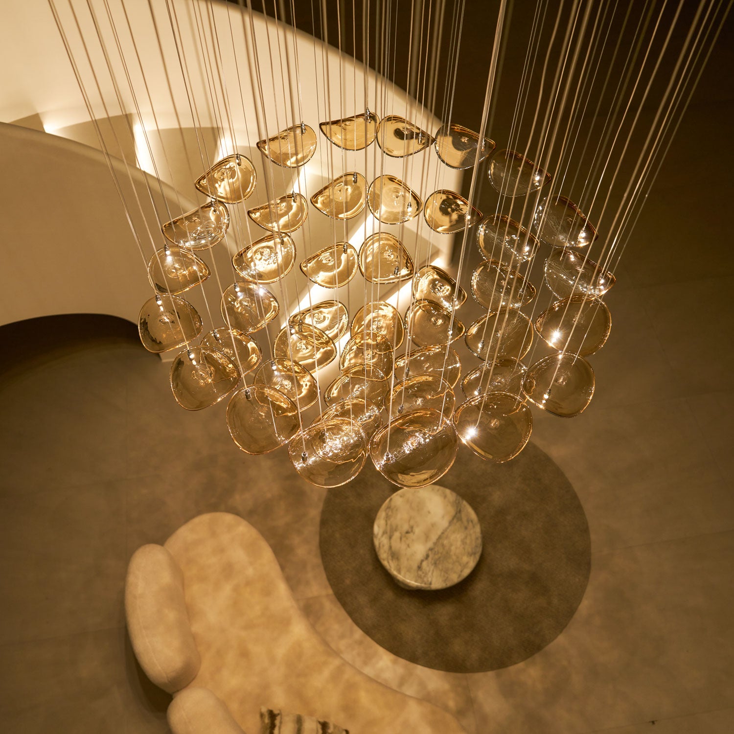Wave-_Floating_-Leaf_-Chandelier-_5