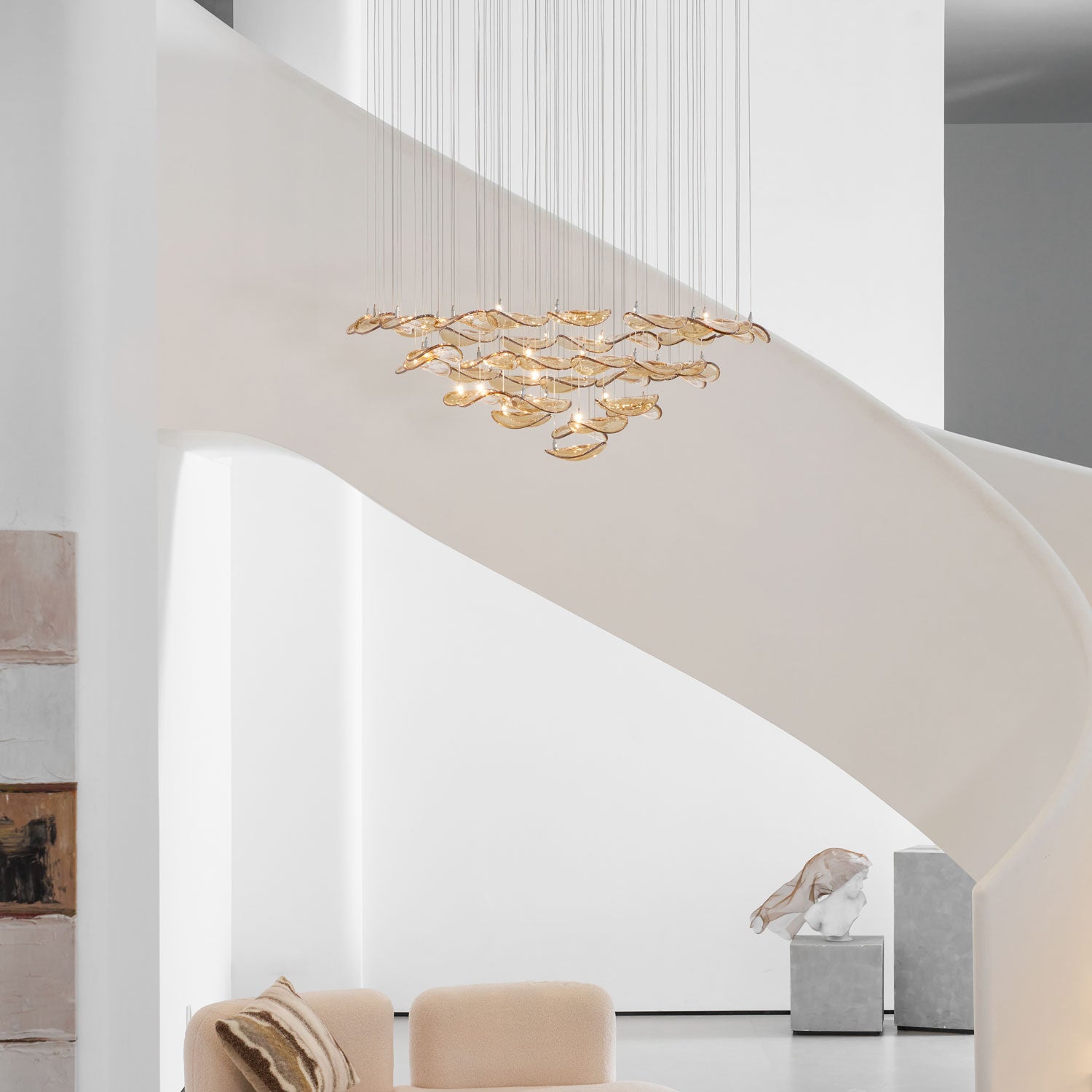 Wave-_Floating_-Leaf_-Chandelier-_7