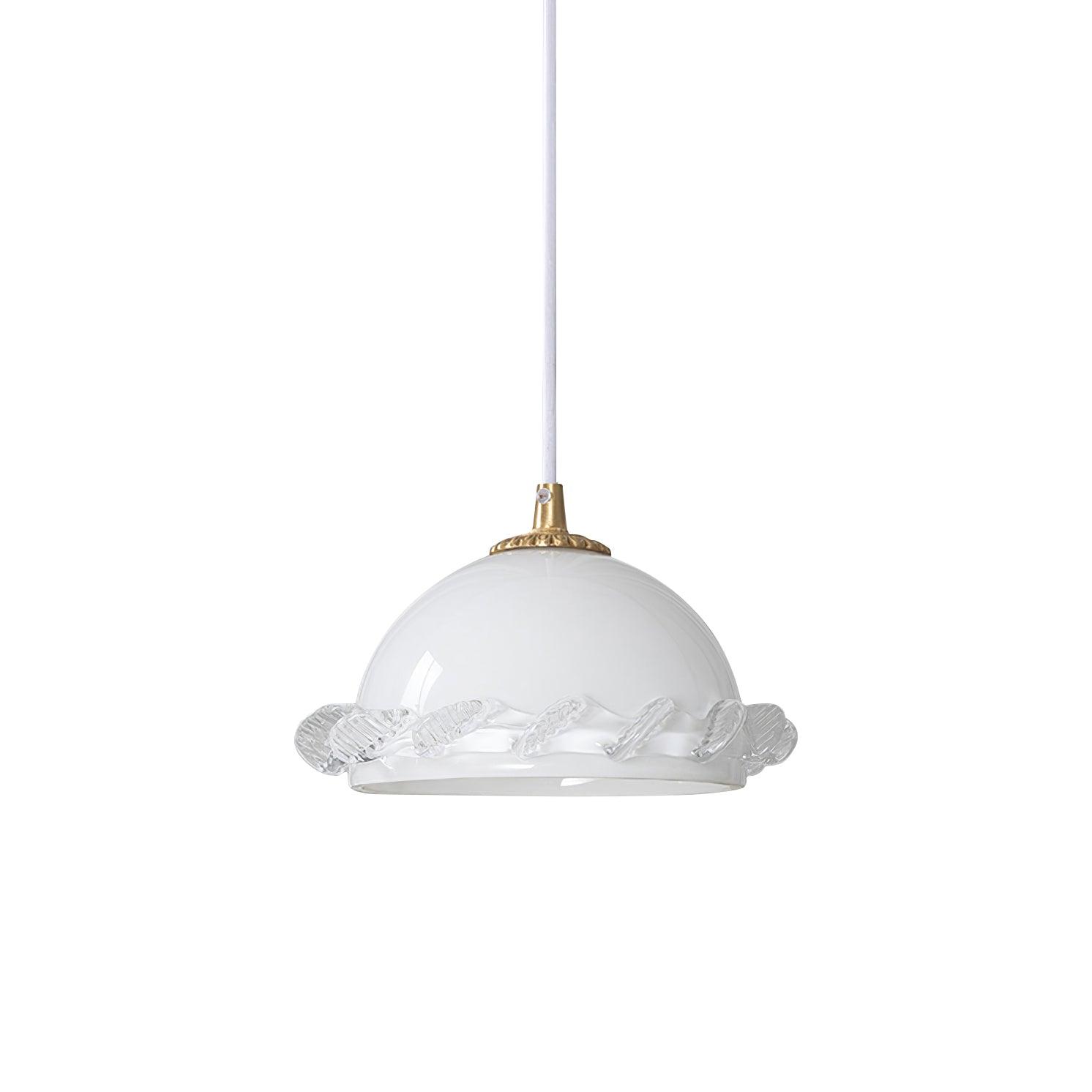 White_Glass_Antique_French_Pendant_Light_1