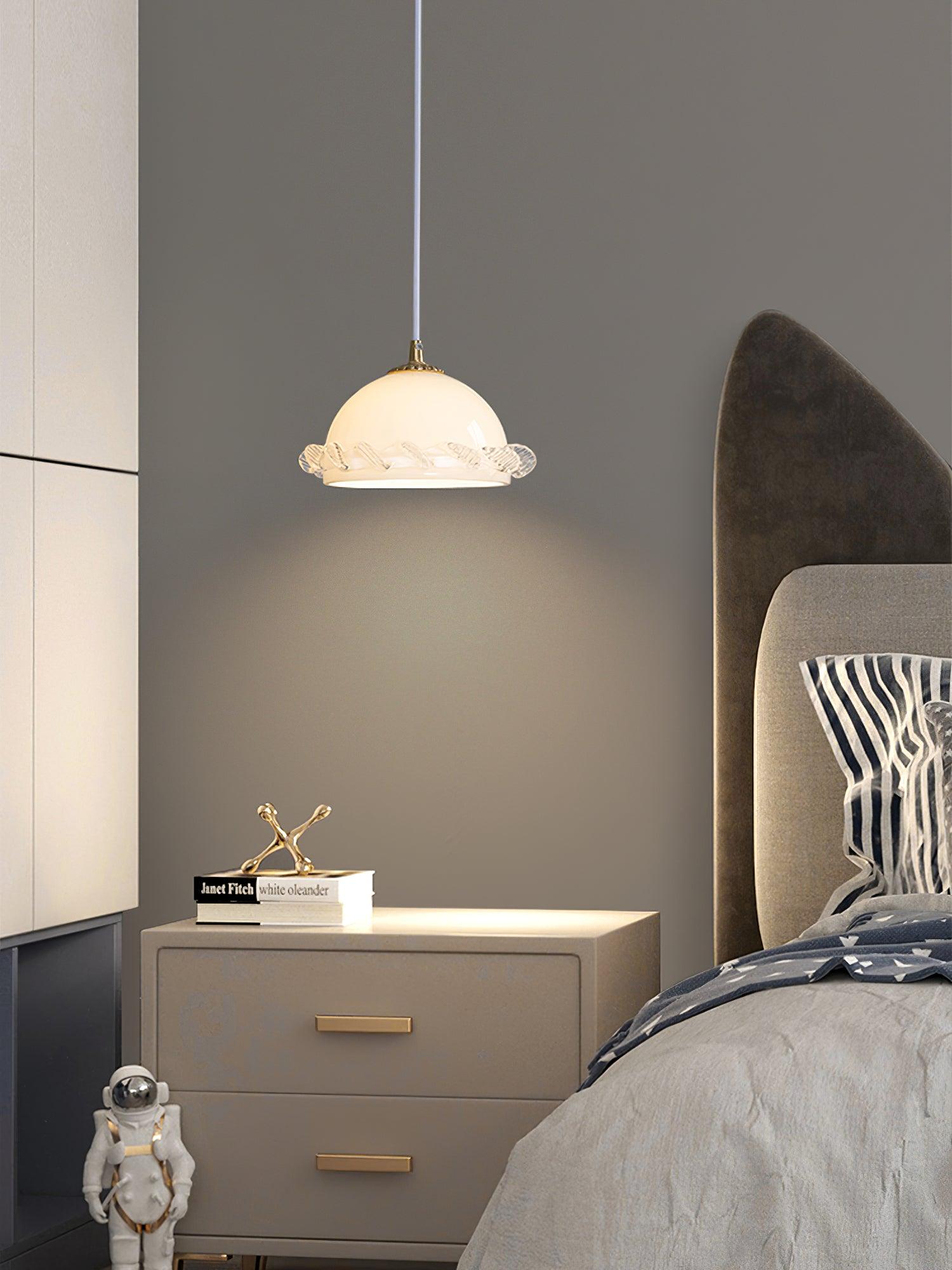 White_Glass_Antique_French_Pendant_Light_11