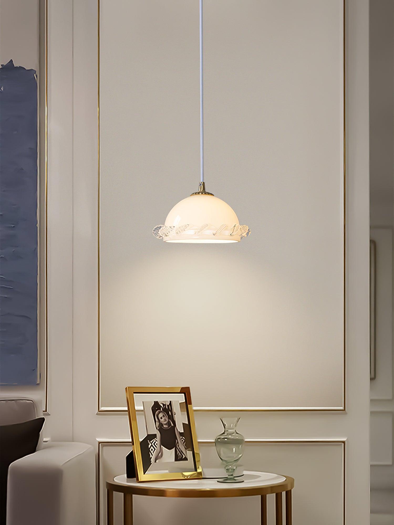 White_Glass_Antique_French_Pendant_Light_12